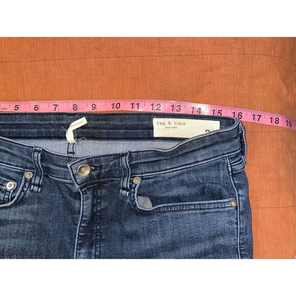 Rag & Bone Blue Cate Mid-Rise Ankle Skinny Jeans Women's Size 31 - Picture 6 of 9